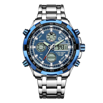 Men's Calendar Alloy Sports Multi-function Watch null Men's Calendar Alloy Sports Multi-function Watch