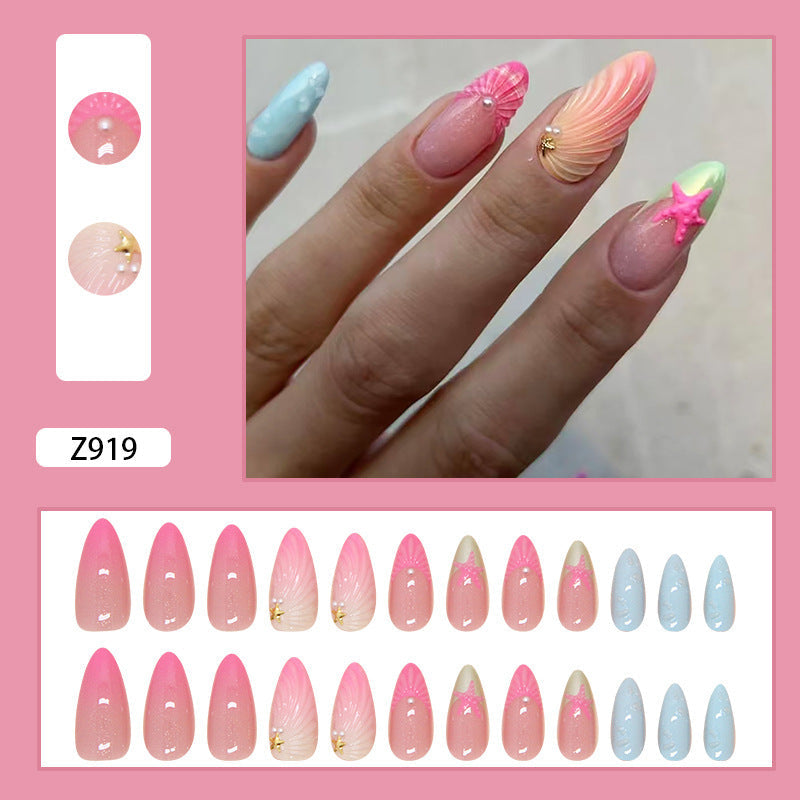 Summer Nail Stickers Removable Nail Fake Nails null Summer Nail Stickers Removable Nail Fake Nails Summer Nail Stickers Removable Nail Fake Nails