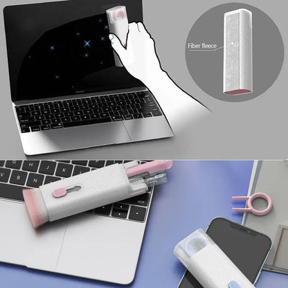 Multifunctional Bluetooth-compatible Headset Cleaning Pen Set Keyboard Cleaner Cleaning Tools Cleaner Keycap Puller Kit null