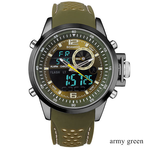 Men's Dual Display Electronic Quartz Watch null Men's Dual Display Electronic Quartz Watch