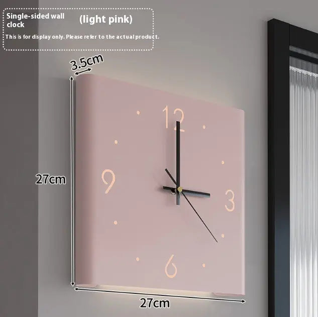 Living Room Stickers Wall Clocks Creative Angle Clock null