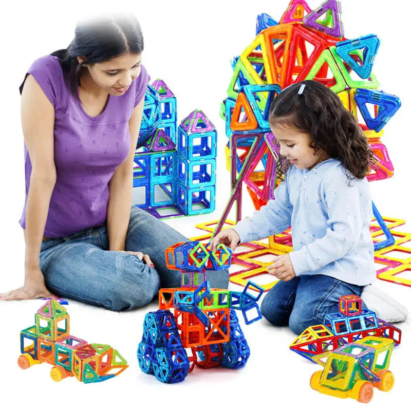 Magnetic Building Blocks DIY Magnets Toys For Kids Designer Construction Set Gifts For Children Toys null