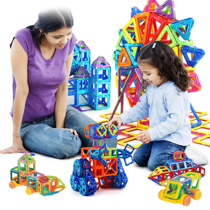 Magnetic Building Blocks DIY Magnets Toys For Kids Designer Construction Set Gifts For Children Toys null