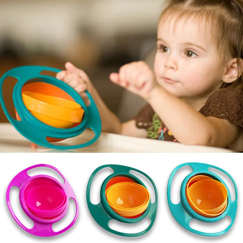 360 Rotate Universal Spill-proof Bowl Dishes null